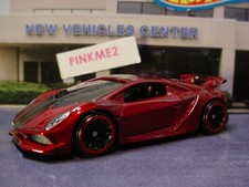 2019 HW EXOTICS Exclusive LAMBORGHINI SESTO ELEMENTO red;j5 LOOSE Hot Wheels