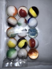 15 Super Nice Old Vintage Marbles, 13.5mm  r- M/ NM