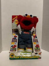 VTG 1999 Sesame Street Let's Pretend Elmo Doll In Box