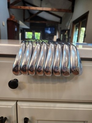 Adams Idea Pro Gold Iron Set 5-PW Stiff Flex Steel Shaft True Temper Black Gold