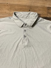 Vuori Polo Shirt Mens Medium Strato Tech Performance Casual Soft Athletic