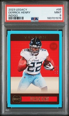 2023 PANINI LEGACY INDIGO  #95 DERRICK HENRY 11/25 PSA 9