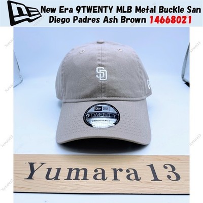 New Era 9TWENTY MLB Metal Buckle San Diego Padres Ash Brown 14668021
