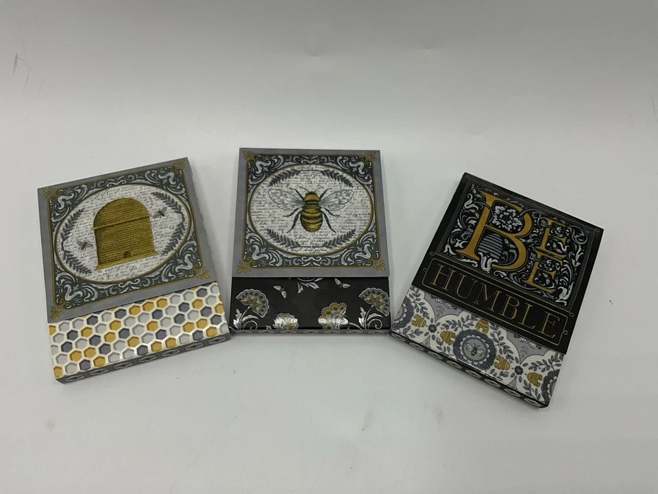 Moda Fabrics Notepad 75 Sheets Bees MAGNETIC CLOSURE 3 X 4 NEW - Image 4 of 4