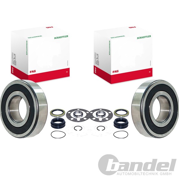 2X Schaeffler FAG RADLAGER-SATZ Hinten Links+Rechts Passend FüR Toyota 4 Dyna HI-image