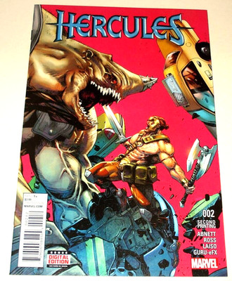 Hercules # 2 Marvel Comic (März 2016) Neuwertig seltener 2. DRUCK VARIANTEN COVER
