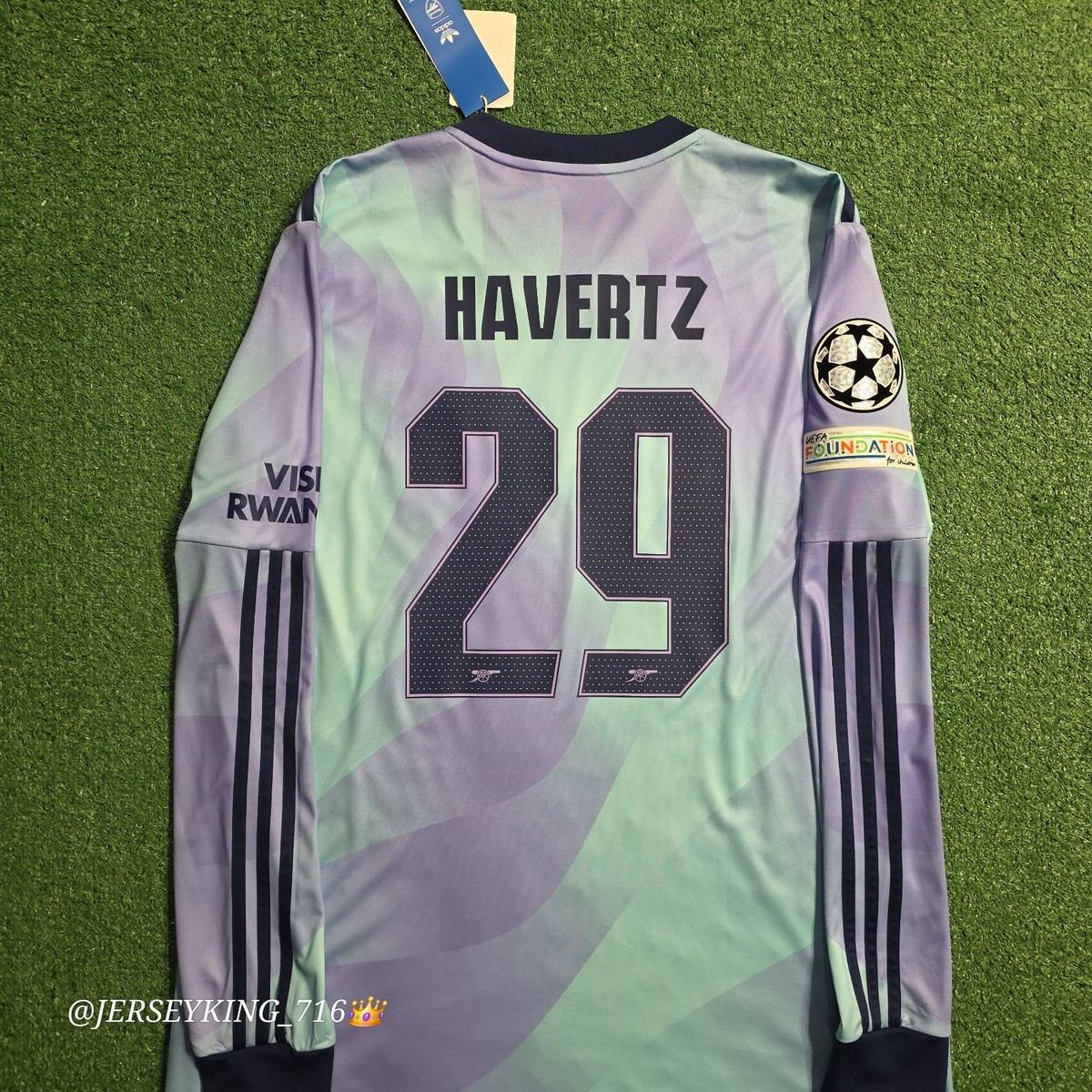 Adidas Arsenal FC Kai Havertz#29 2024/2025 Long Sleeve Third 3rd