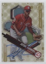 2018 Bowman High Tek Prospects Gold Rainbow Diffractor 3/50 Jeter Downs Auto 7xr