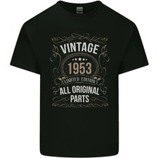 Camiseta de algodón ligero 72 cumpleaños edición limitada 1953 para hombre