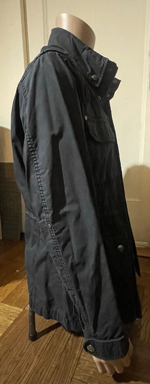 ESPRIT DEAN WINCHESTER SUPERNATURAL INSPIRED JACKET BLACK BLUE M TUCK AWAY HOOD - product detail image 7