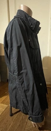 ESPRIT DEAN WINCHESTER SUPERNATURAL INSPIRED JACKET BLACK BLUE M TUCK AWAY HOOD image 7