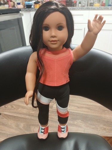 American Girl Doll World by Us Maritza Ocha 18" Doll Rare HTF - Glitter in mouth