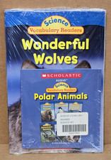 (Set of 6 Books & CD Set) Science Vocabulary Readers Books ~ Animals ~ NEW