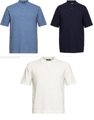 Esprit Mens Cotton Blend Knit Short Sleeved Polo Jumper All Sizes Colour RRP £45