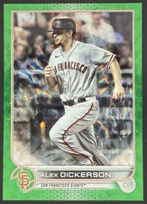 2022 Topps Green Foil /499 ALEX DICKERSON #362 San Francisco Giants