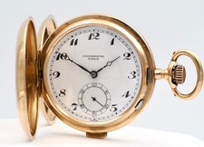 Orologio Da Tasca ERAX Swiss Ripetizione Quarti 14K Oro 88,12 g 3 Coperture