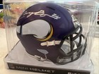 Cam Bynum Autographed Minnesota Vikings Speed Mini Helmet Beckett Signed Camryn — photo 3