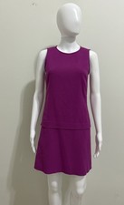 Loft Purple Sleeveless Sheath Dress Sz 0