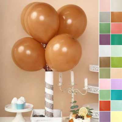 12-Inch Round Matte Latex Helium Balloons Party Wedding Events Decorations Sale