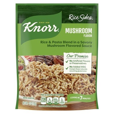 Knorr Rice Sides For a Tasty Side Dish Mushroom No 5.5 Ounce (Pack of 1)
