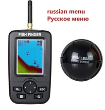 100M Kabellos Clever Fischfinder mit Sonarsensor für Angelköderboote Futterboot
