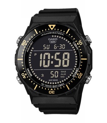 Casio AE-1700H-1BVEF Digital Herrenuhr 10-Jahres-Batterie Schwarz/Gold