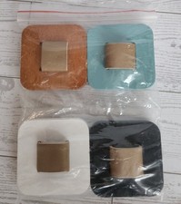 FINDAMAZE Sunglasses Organizers Wood Leather Minimalist Storage Wall Mounted New