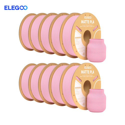10KG ELEGOO Sakura Pink Matte PLA 3D Printer Filament Accuracy +/- 0.02mm