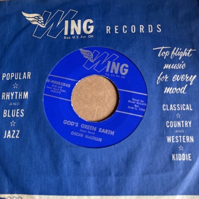 Oscar McLollie: God s Green Earth/Got Your Love In My Heart 45 Mercury Wing