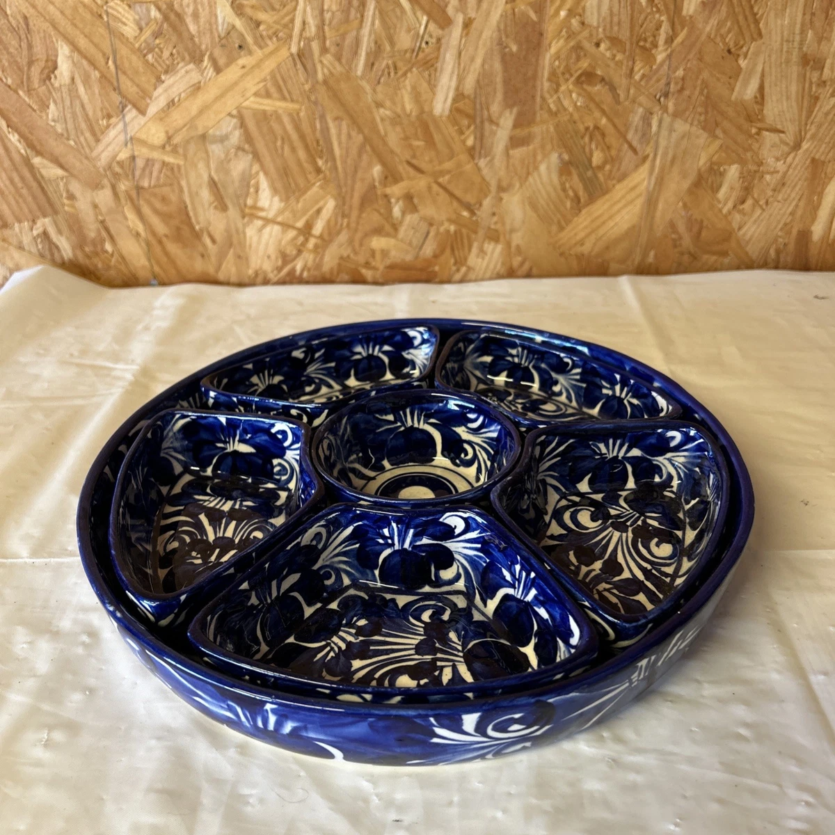 工芸品 Mexico dish Preços baixos em Pratos para Servir Mexicano em Cerâmicas do