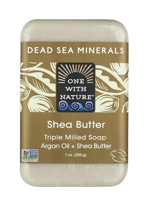 One With Nature Dead Sea Minerals Мыло с маслом ши 7 унций твердого мыла