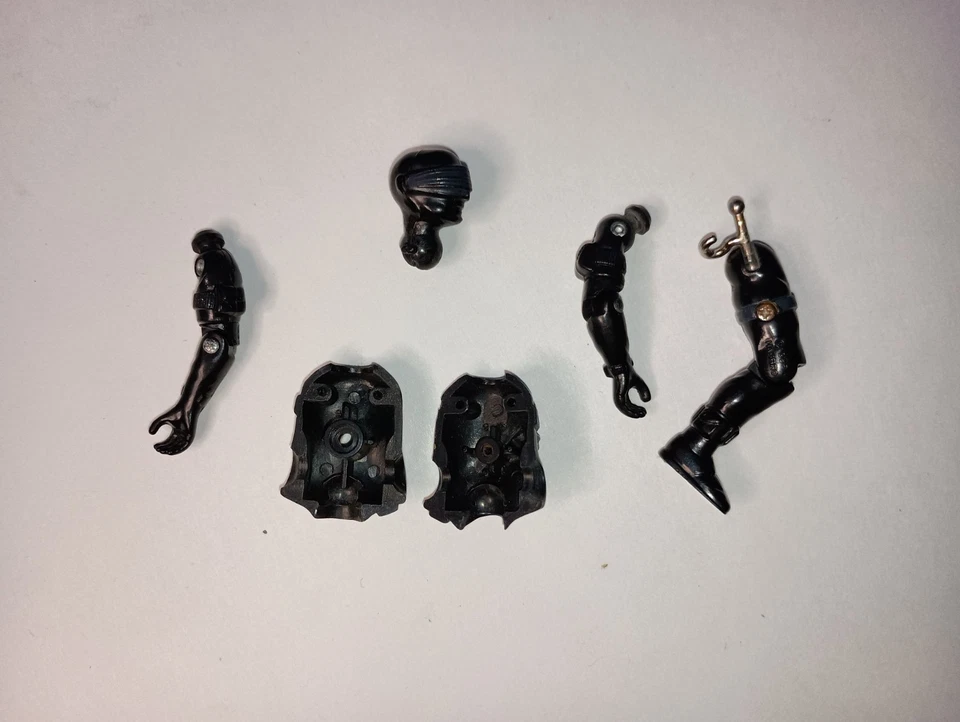 Snake Eyes V2 GI Joe ARAH 1985 Hasbro Vintage Figura de Acción Lote de Partes del Cuerpo Foto 2 de 2