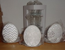 Partylite Teelicht- und Votivkerzenhalter Easter Egg, Trio P93640 Metall NEU OVP