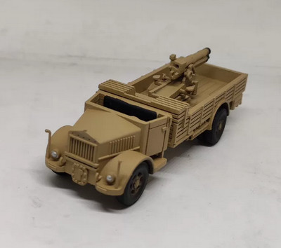1/72 Italian 3Ro Self-Propelled Artillery Finished Model with Movable Wheels