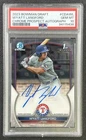 WYATT LANGFORD PSA 10 2023 BOWMAN CHROME DRAFT #CDA-WL AUTO 1ST PROSPECT 438