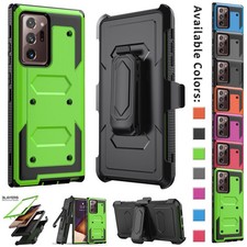 For Samsung Galaxy Note20/Note 20 Ultra 5G Case Rugged Hard Cover With Belt Clip