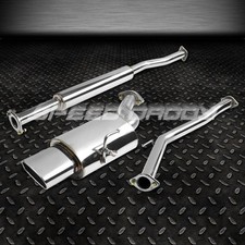 Stainless Cat Back Exhaust Oval Tip Muffler For 02-06 Altima 2.5l 4cyl Qr25de
