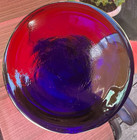 Large 10 1/2 inch Blown Glass Cobalt Blue Vase — photo 2
