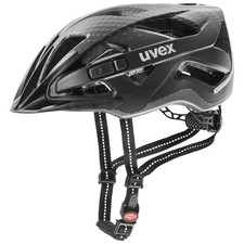 Uvex city active, taglia M/L (56-60 cm), black mat casco bici casco...