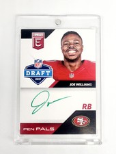 MINT RC AUTO GREEN INK SSP JOE WILLIAMS 2017 ELITE PEN PALS SAN FRANCISCO 49ERS