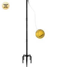 Tetherball Set with Ball  Rope for Outdoor Backyard Adjustable Tether Ball Pole