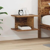 Nachttisch Altholz 40 X 30 X 25 Cm Holzwerkstoff