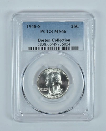 1948-S Washington Quarter Boston Collection MS66 PCGS *2857