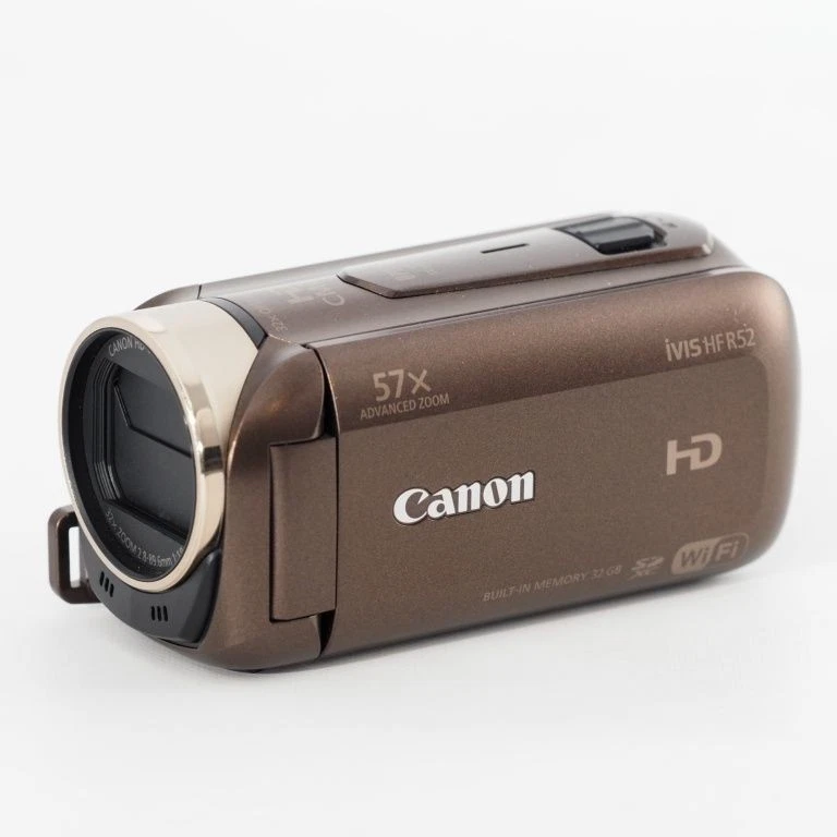 Canon iVIS HF R52 Brown Digital Video Camera Camcorder VIXIA HF R52 w/Box - Image 2 of 4
