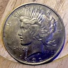1922 liberty peace one dollar silver coin