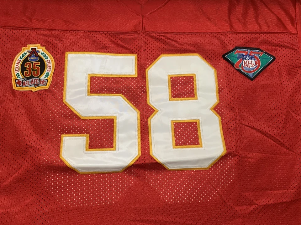 Derrick Thomas Mitchell & Ness 1994 Kansas City Chiefs Authentic Football Jersey - Image 2 of 4