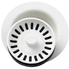 Elkay LKQD35RT Polymer Disposer Flange with Removable Basket Strainer and Rub...