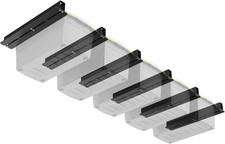 Overhead Garage Storage Rack, Heavy Duty Ceiling Storage Rack, 17 Inch Adjustabl