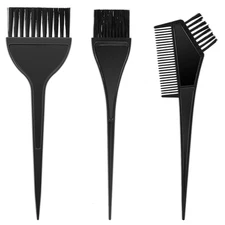 3Pcs Professional Salon Hair Color Applicator Kit - Hair Tint Dyeing Brush Set f