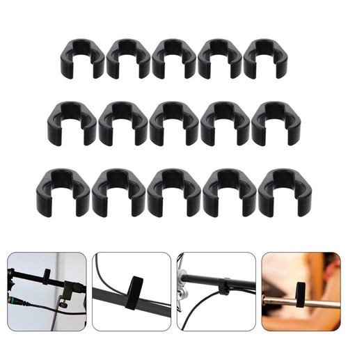 15 Pezzi Supporto Microfono Universale Clip Leggera Accessori Cavi Morsetto - Foto 5 di 12